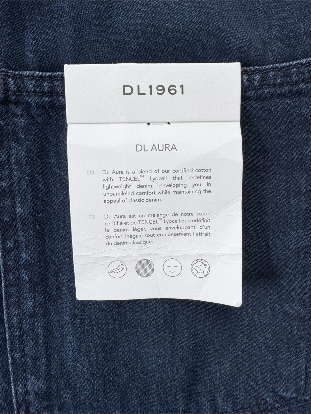 DL1961 Hepburn Wide Leg High Rise Vintage 32" Jeans | 30 NWT - Picture 8 of 13
